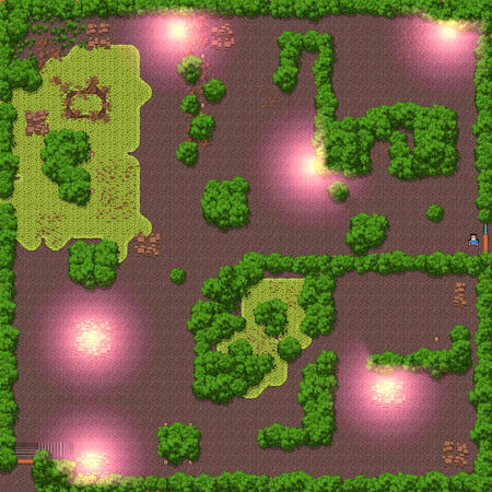 Basic Exploration Map (Top-Down View)